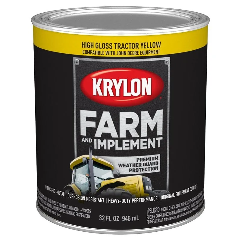 PAINT HIGH GLO JHN DR YEL 1QT (Pack of 2)