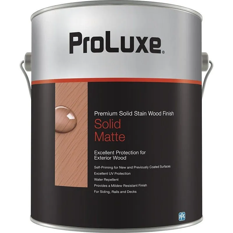 PPG Proluxe Rubbol SIK710-140/01 Solid Wood Finish, Low-Luster, Deep Base, Liquid, 1 gal, Can