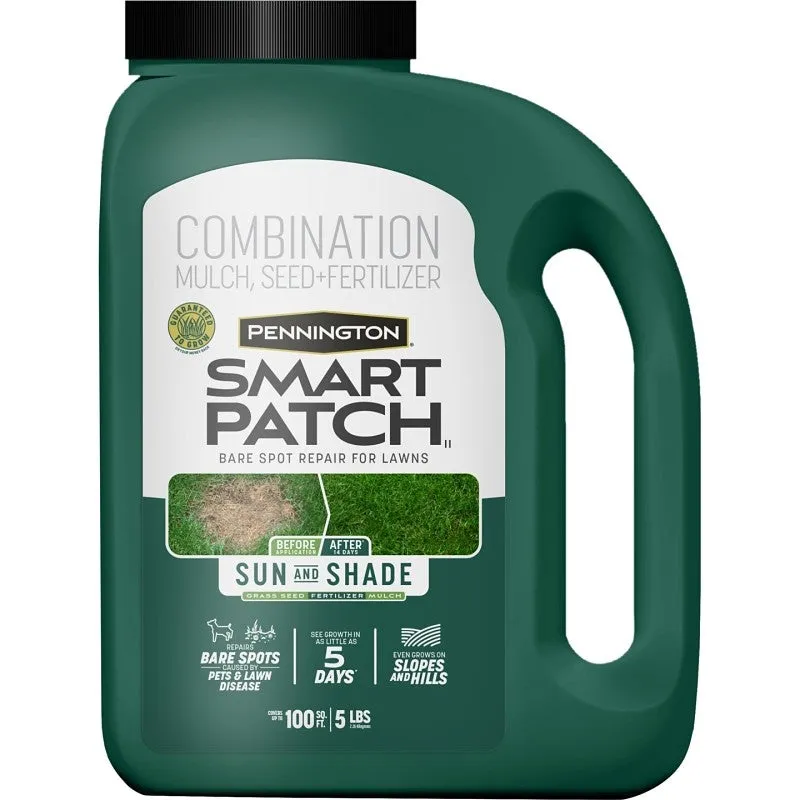 Pennington Smart Patch 100545642 Sun and Shade Mix, 5 lb Jug