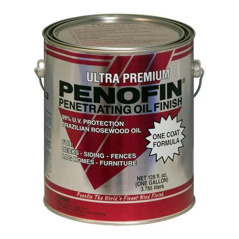 Penofin F3MSAGA Wood Stain, Oil, Transparent Sable, Liquid, 1 gal, Can (Pack of 4)