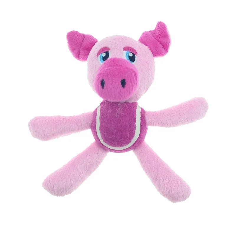 Pet Park Blvd US2281 15 Dog Toy, Tossers Toy, Cow, Pig