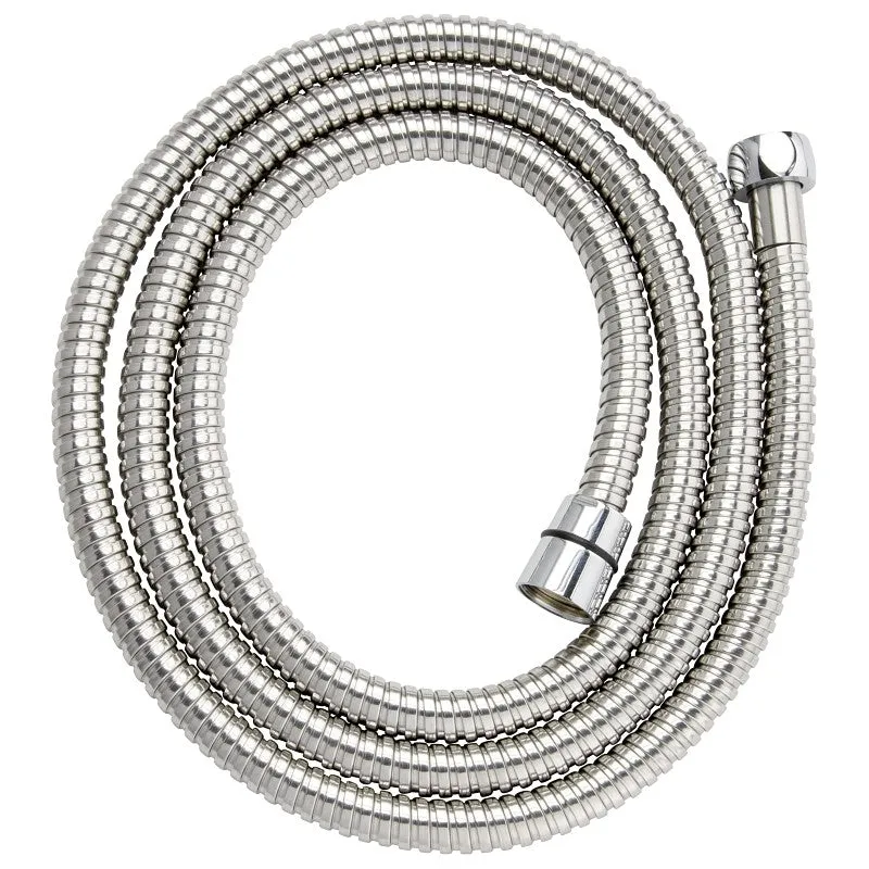 Plumb Pak K770-72 Shower Hose, 72 in L Hose, Stainless Steel, Brushed Nickel