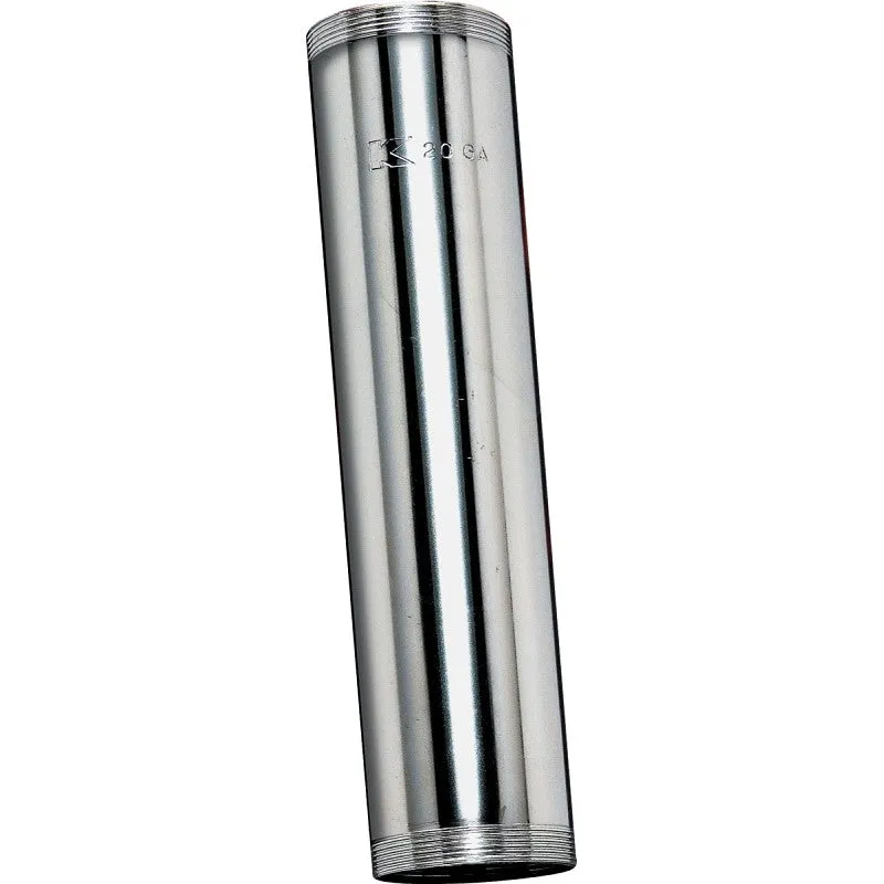 Plumb Pak PP10-12CP Pipe Extension Tube, 1-1/4 in, 12 in L, Threaded, Brass, Chrome