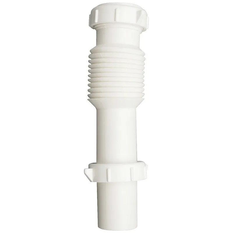Plumb Pak PP812-7 Sink Tailpiece, 1-1/2 in, 7 in L, Slip-Joint, Plastic