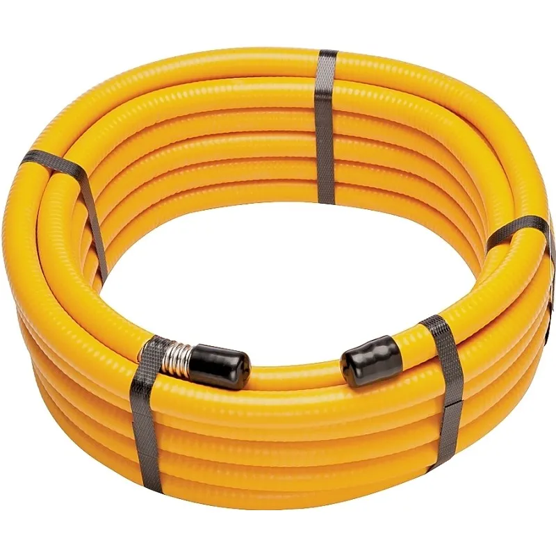 Pro-Flex PFCT-3425 Flexible Hose, 3/4 in, Stainless Steel, Yellow, 25 ft L
