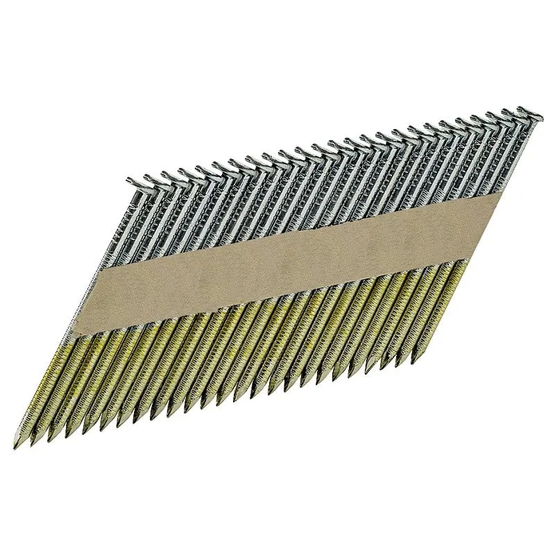 ProFIT 0602152 Series Framing Nail, Paper Tape Collation, 2-3/8 in L, 11-1/2 Gauge, Steel, Bright, Clipped Head, 2000/PK