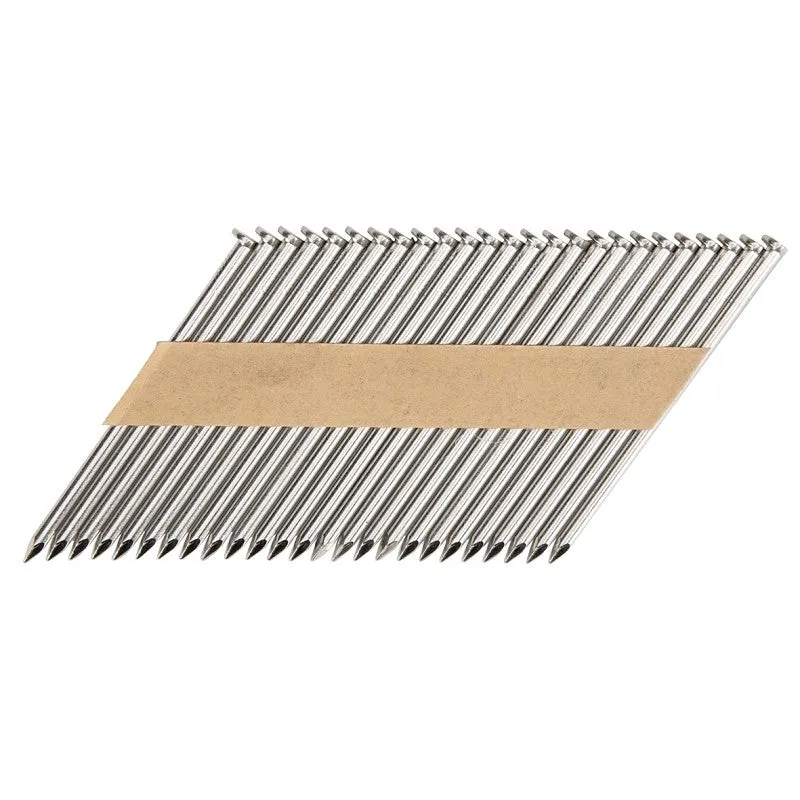 ProFIT 0605170 Collated Nail, 3 in L, 304 Stainless Steel, Clipped Head, Smooth Shank