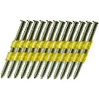 ProFIT 0705882 Series Framing Nail, Plastic Strip Collation, 3-1/4 in L, 10-1/4 Gauge, Steel, Galvanized, Round Head