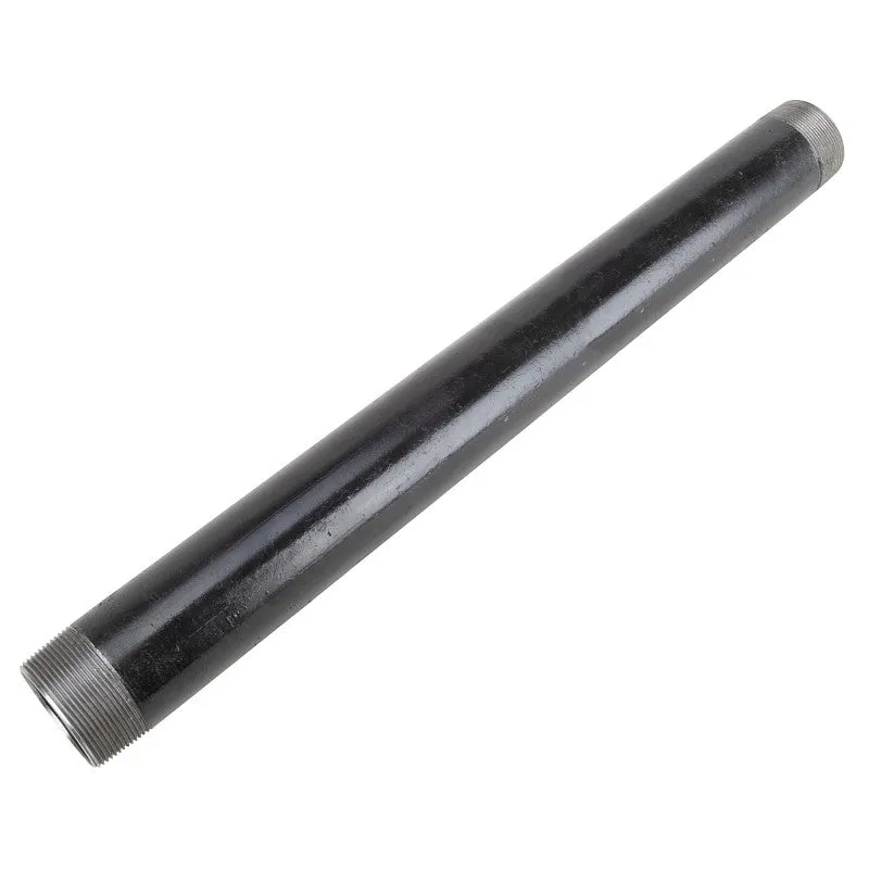 ProSource BN 2X24-S Pipe Nipple, 2 in, Male, Steel, SCH 40 Schedule, 24 in L