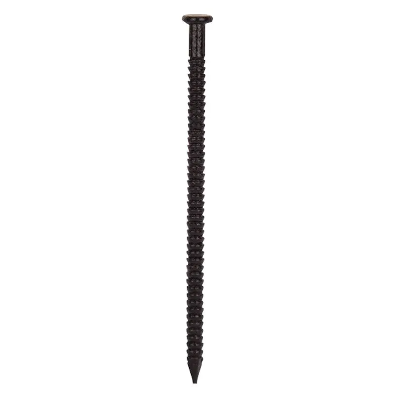 ProSource NTP-083-PS Panel Nail, 15D, 1-5/8 in L, Steel, Painted, Flat Head, Ring Shank, Black, 171 lb (Pack of 5)