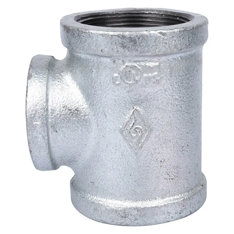 ProSource PPG130R-50X40 Pipe Tee, 2 x 2 x 1-1/2 in, FIPT, Malleable Steel, SCH 40 Schedule, 300 psi Pressure