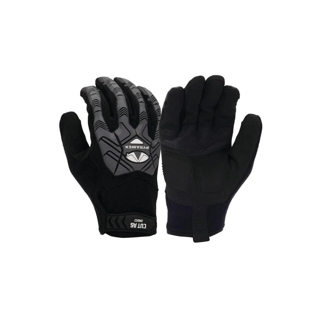 Pyramex Synthetic Leather PVC Palm A6 Cut Resistant Gloves XL