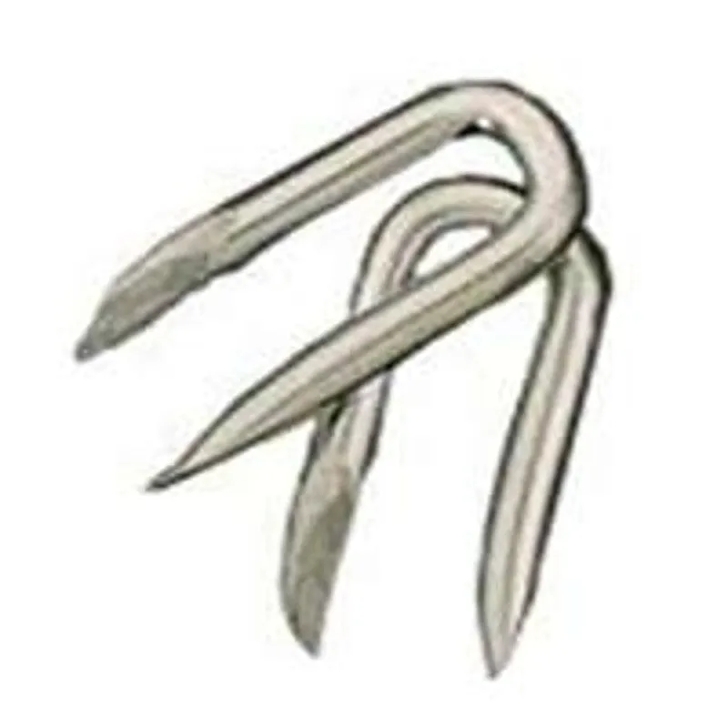 Rangemaster 7414 Fence Staple, 9 ga, 1-1/4 in L, Galvanized