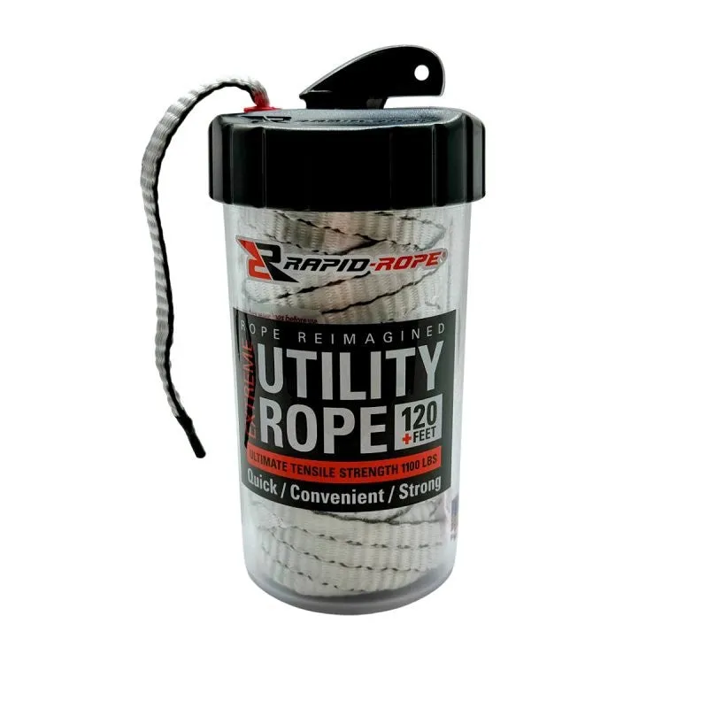 Rapid Rope RRCW6003 Rapid Rope Canister with Cutter, Shatterproof, White