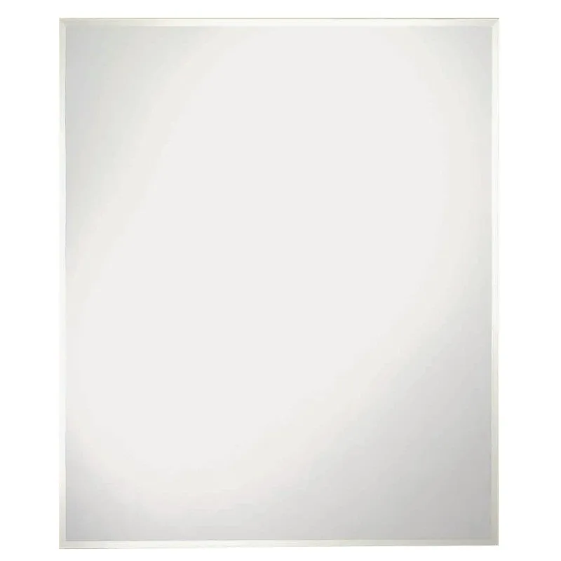 Renin 201240 Somerset Frameless Mirror, 36 in L, 30 in W, Rectangular, Clear Frame (Pack of 5)