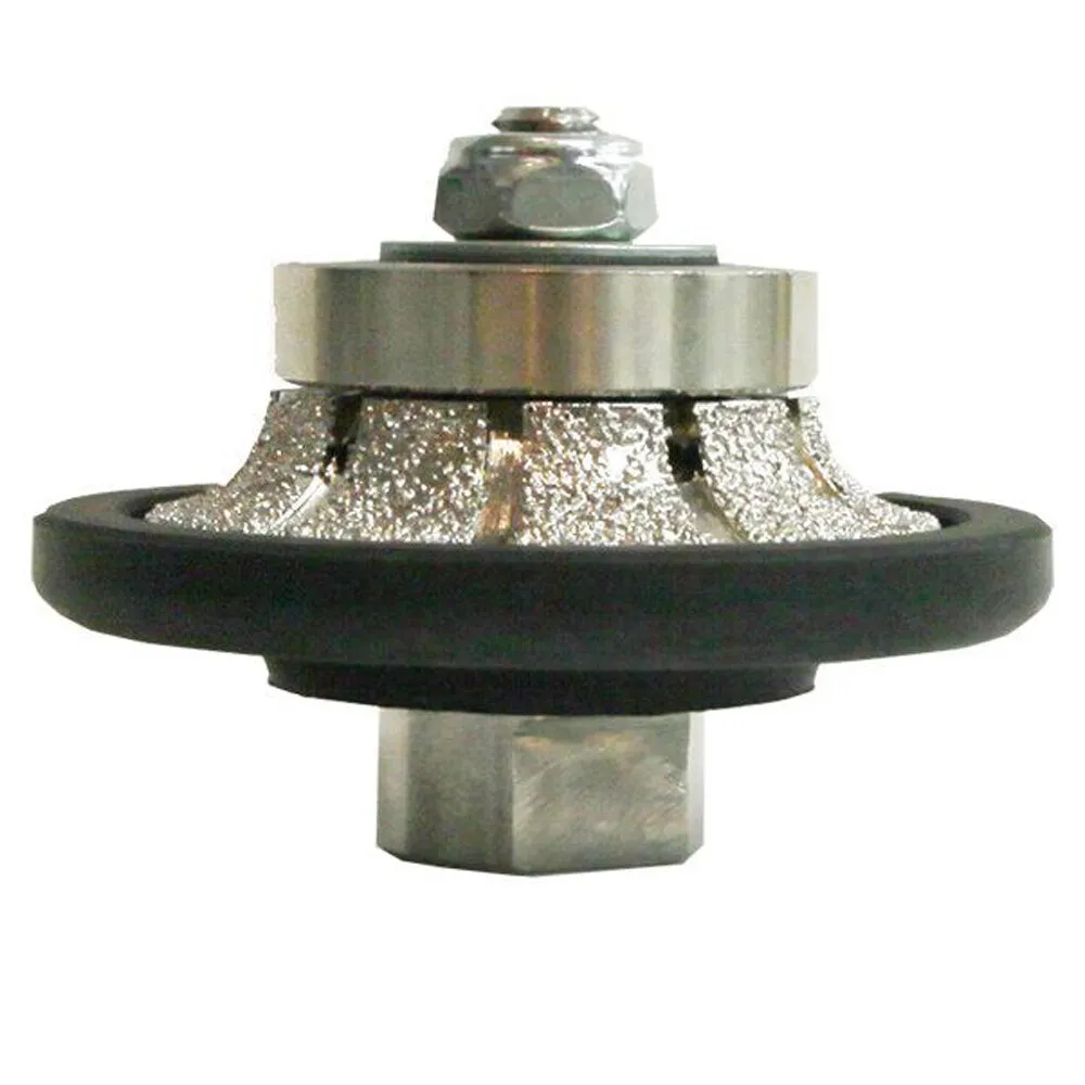 RockMaster 3/8″ Demi-Bullnose Vacuum Brazed Diamond Router Bit – Coarse