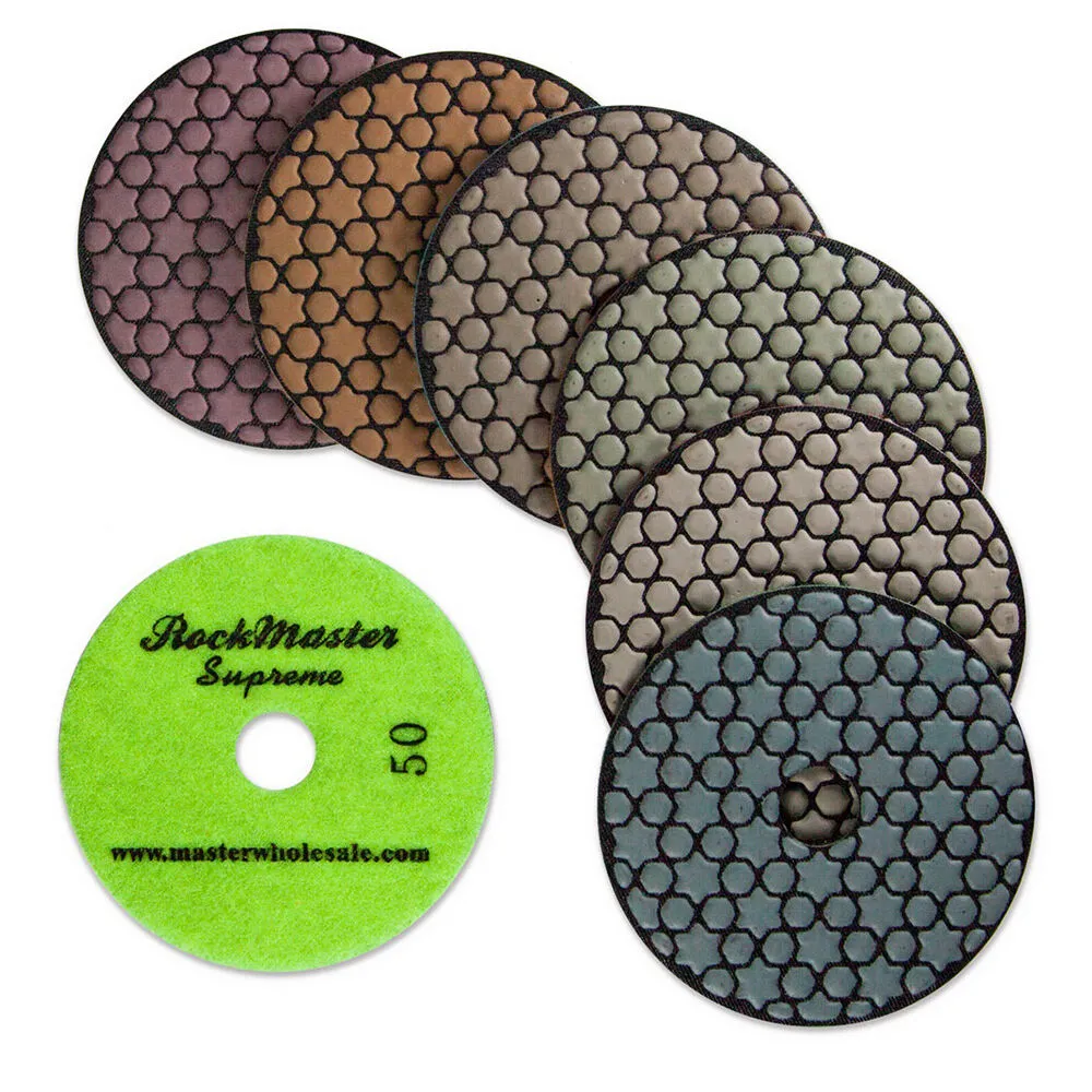 RockMaster 4″ Supreme Dry Polishing Kit