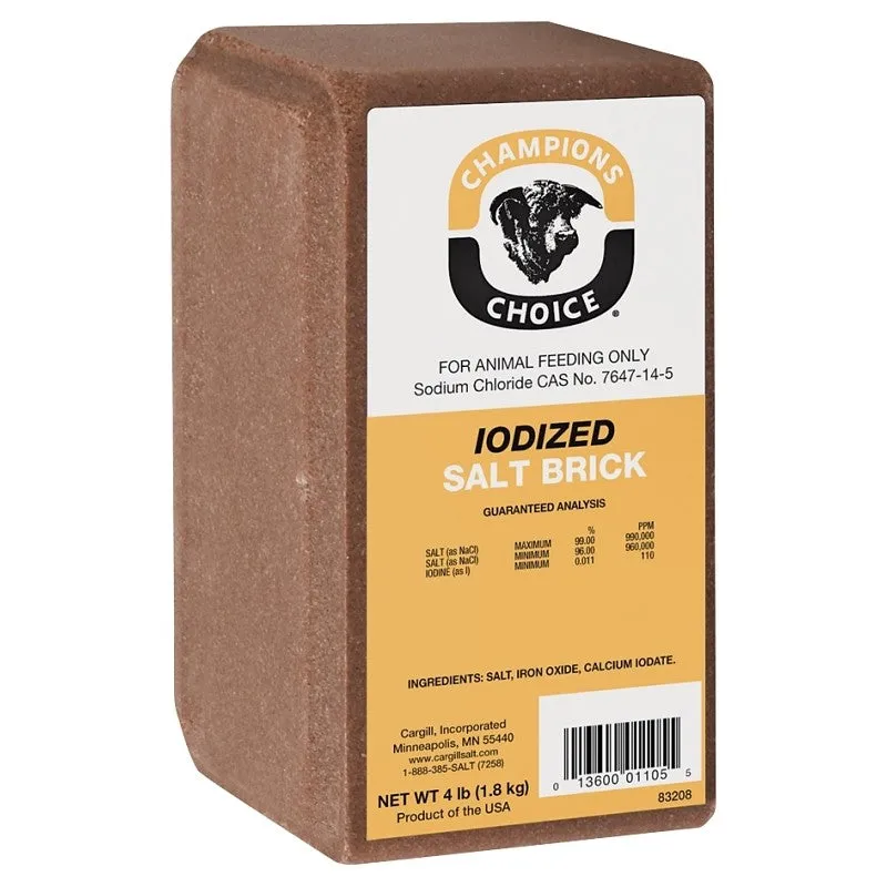 Roto Salt Champion’s Choice 110005052 Salt Block, 4 lb (Pack of 15)