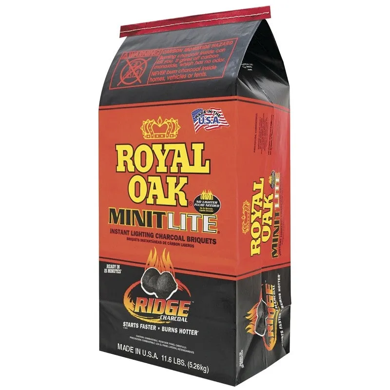 Royal Oak Minit Lite 198-274-007 Charcoal Briquettes, 11.6 lb Bag
