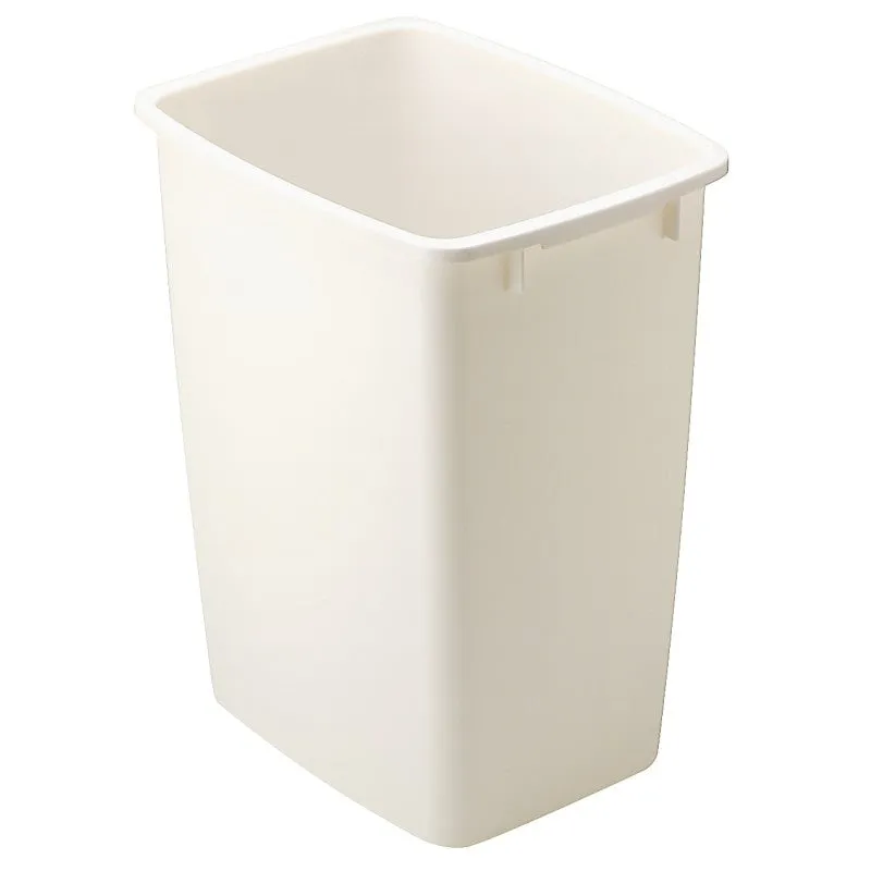 Rubbermaid 2806 FG2806TPBISQU Waste Basket, 36 qt Capacity, Polyethylene, Bisque, 18 in H