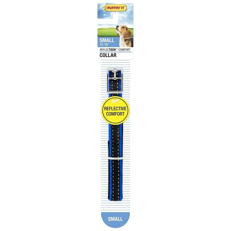Ruffin’It ReflecTech 32758 Reflective Padded Collar, 10 to 16 in L, 5/8 in W, Nylon, Assorted (Pack of 3)