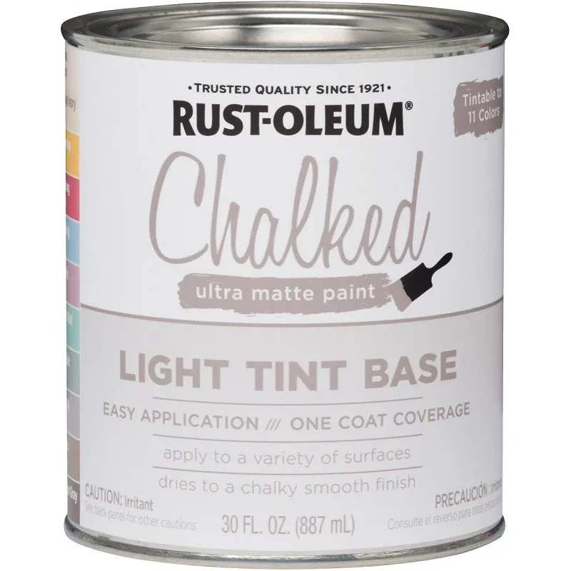 Rust-Oleum 287688 Chalk Paint, Chalk/Ultra Matte, 30 oz (Pack of 2)