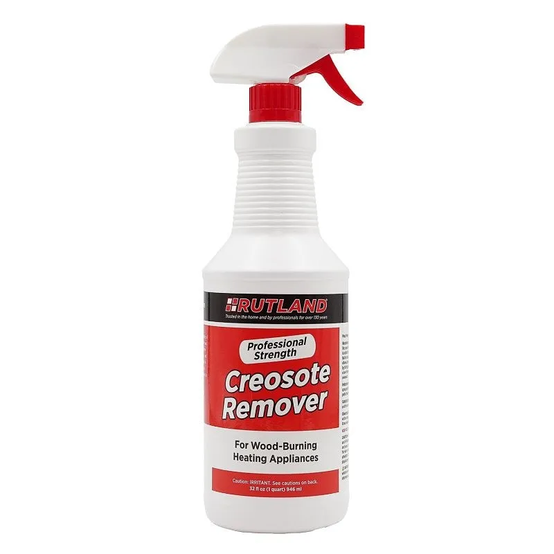 Rutland 97L Creosote Remover, Liquid, Clear, 32 fl-oz, Bottle