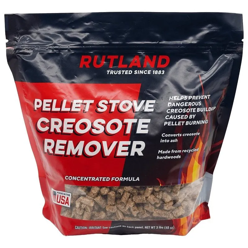 Rutland 98P03 Pellet Stove Creosote Remover, 3 lb Bag