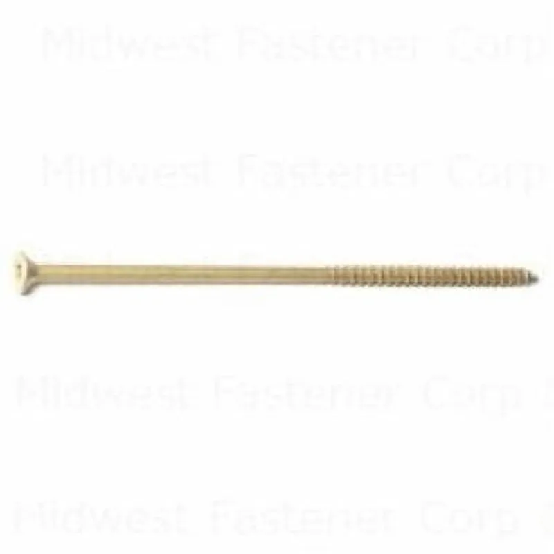 SaberDrive 51179 Deck Screw, #12 Thread, 6 in L, 25 PK
