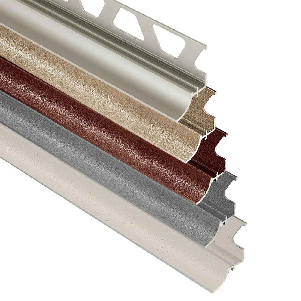 Schluter DILEX-AHKA Cove-Shaped Tile Edging Trim – 8 ft. 2-1/2 in.