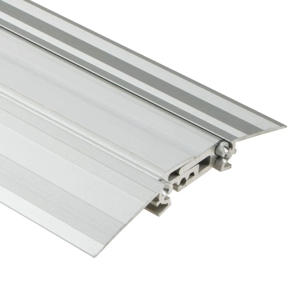 Schluter DILEX-BTS 3/8″ Aluminum Movement Joint Tile Edging Trim – 8 ft. 2-1/2 in.