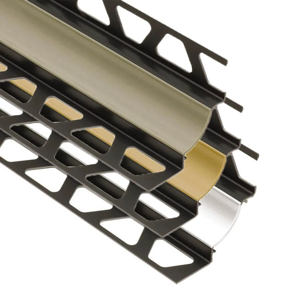 Schluter DILEX-HKW PVC Cove-Shaped Tile Edging Trim – 8 ft. 2-1/2 in.