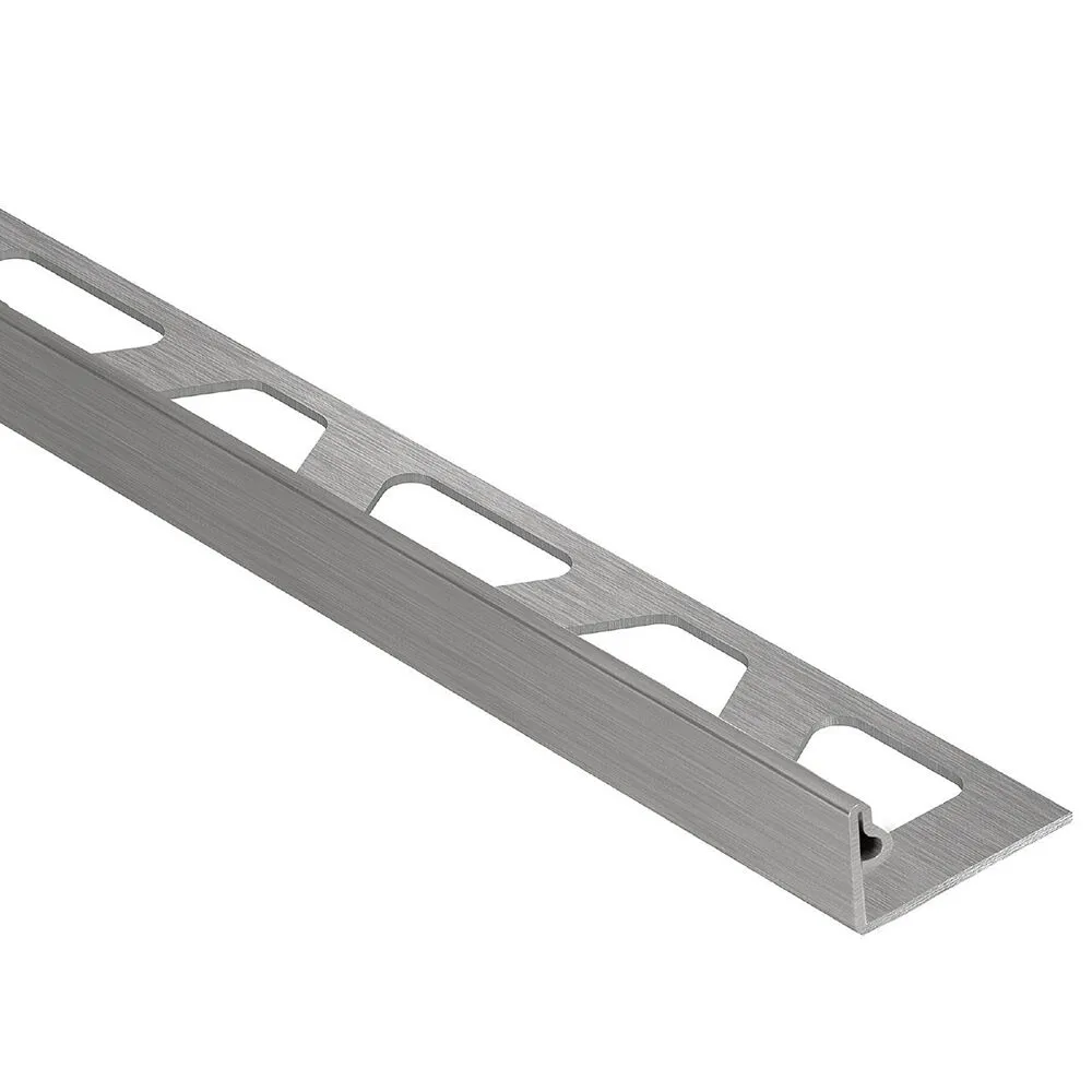 Schluter JOLLY Stainless Steel Tile Edging Trim – 8 ft. 2-1/2 in.