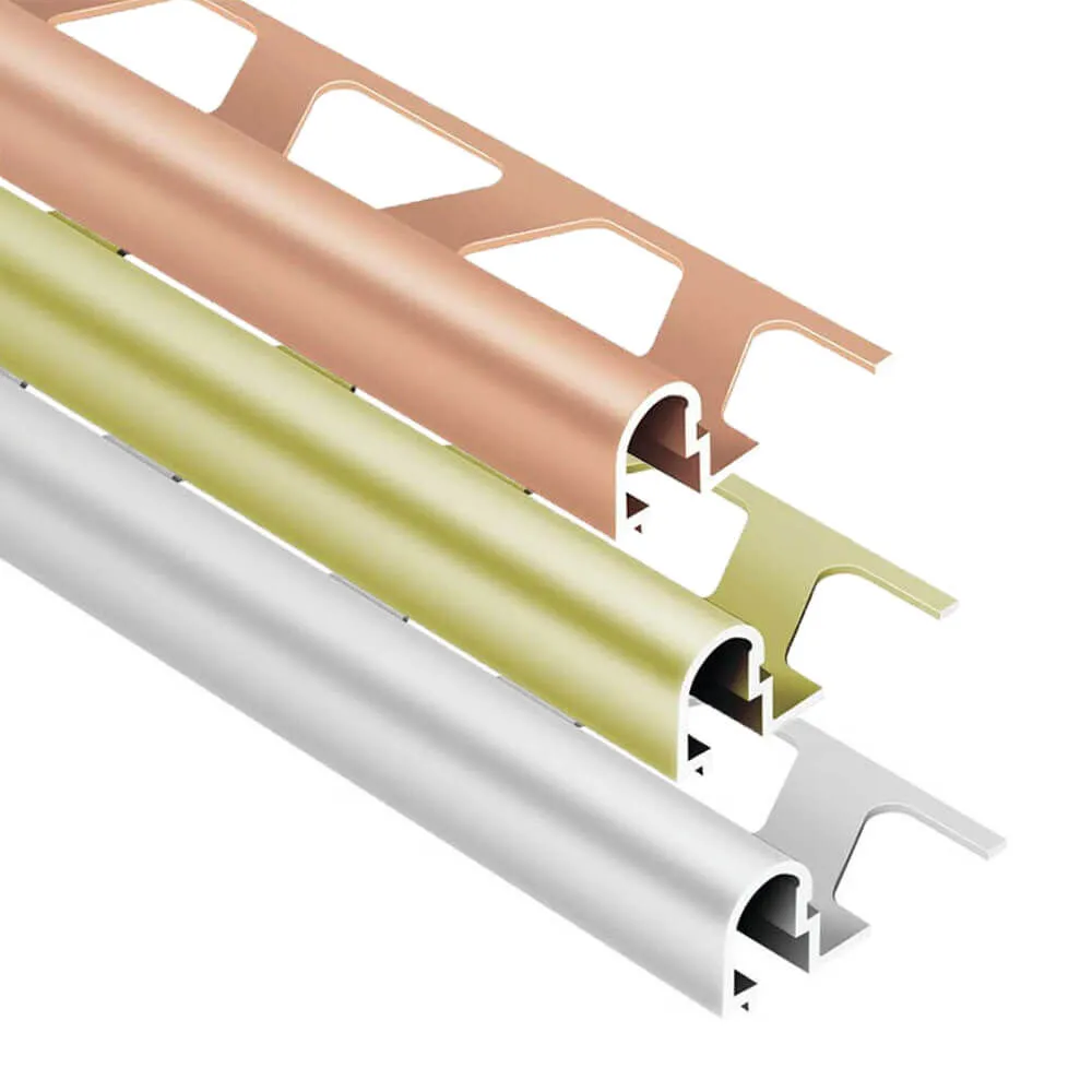 Schluter RONDEC-DB Decorative Bullnose Tile Edging Trim – 8 ft. 2-1/2 in.