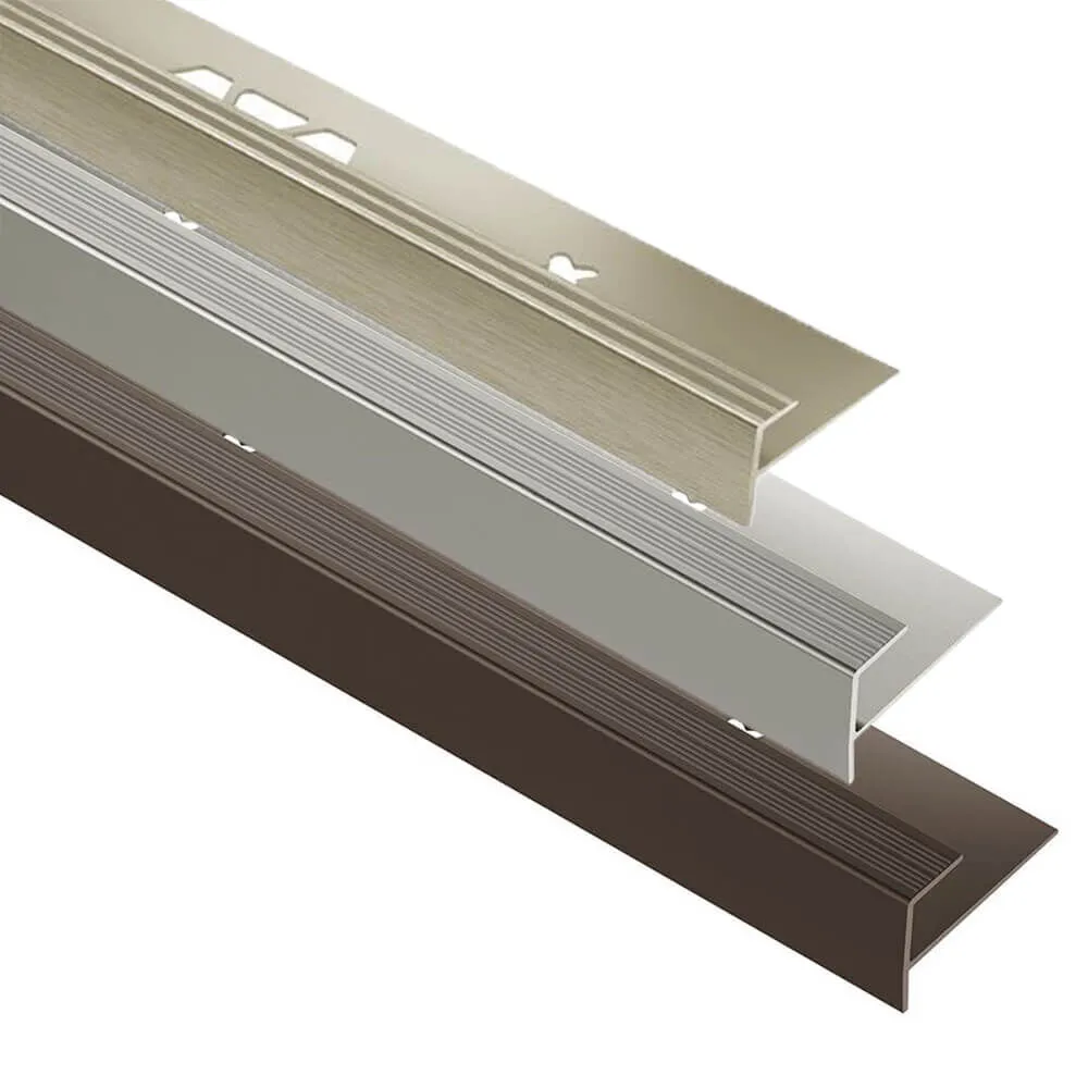 Schluter VINPRO-STEP Tile Edging Trim – 8 ft. 2-1/2 in.