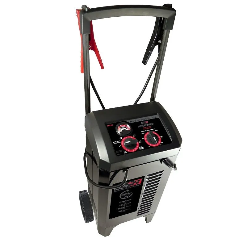 Schumacher Pro DSR140 Manual Battery Charger, 12/24 V Output, 10 A Charge, 200 A Engine Start