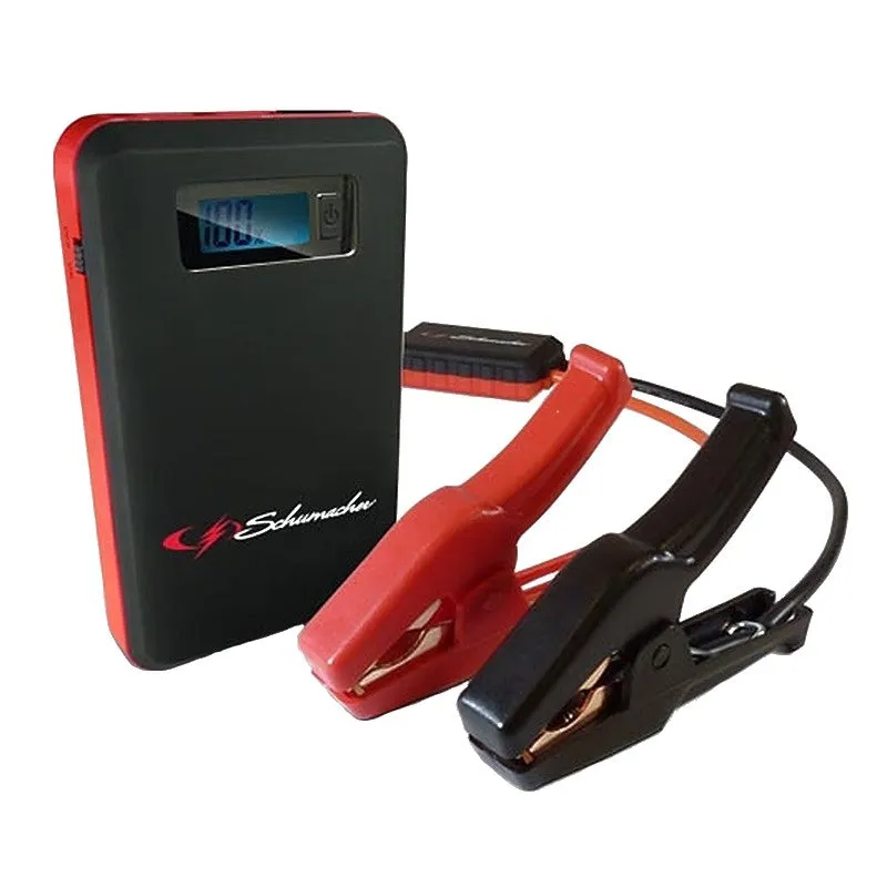 Schumacher SL1314 Jump Starter/Power Pack, 12 VDC, 600 A, Lithium-Ion Battery