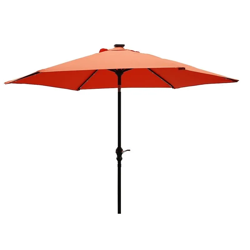 Seasonal Trends 59488 Tilt Umbrella, 92.9 in H, 107.9 in W Canopy, 107.9 in L Canopy, Round Canopy, Steel Frame