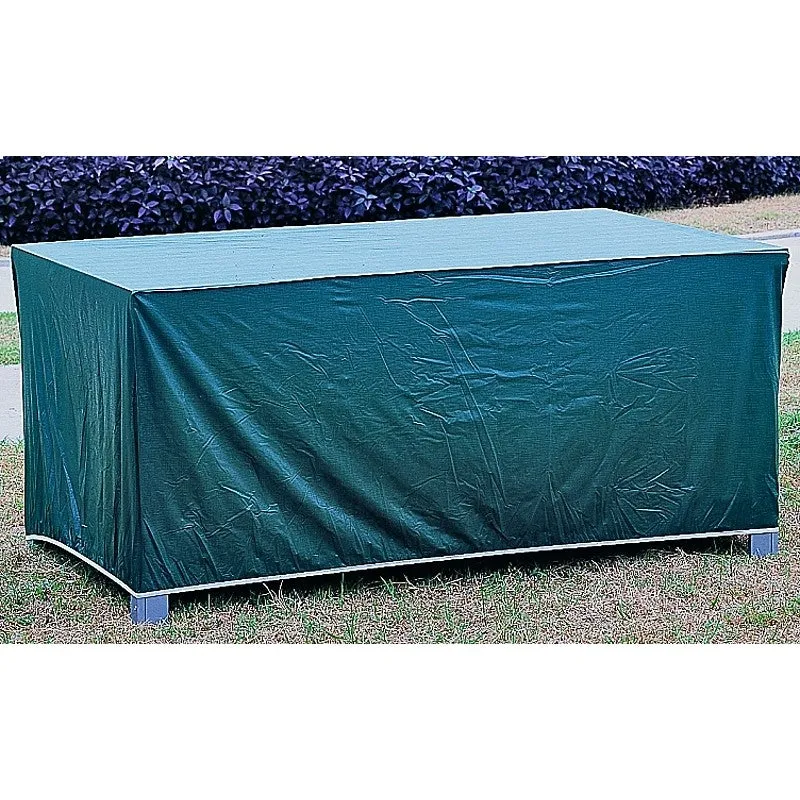 Seasonal Trends CVRA-RCT-D Table Cover, 74 in L, 46 in W, 24 in H, Vinyl, Green
