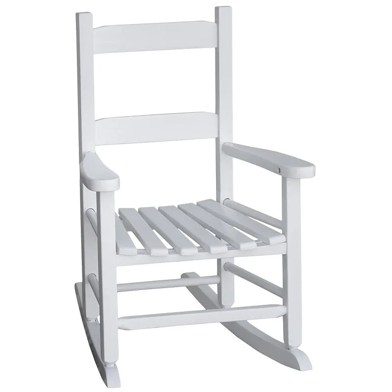 Seasonal Trends KN-14W/KN-10-W Child Rocking Chair, 14-3/4 in OAW, 18-3/4 in OAD, 22-1/2 in OAH, Hardwood, White