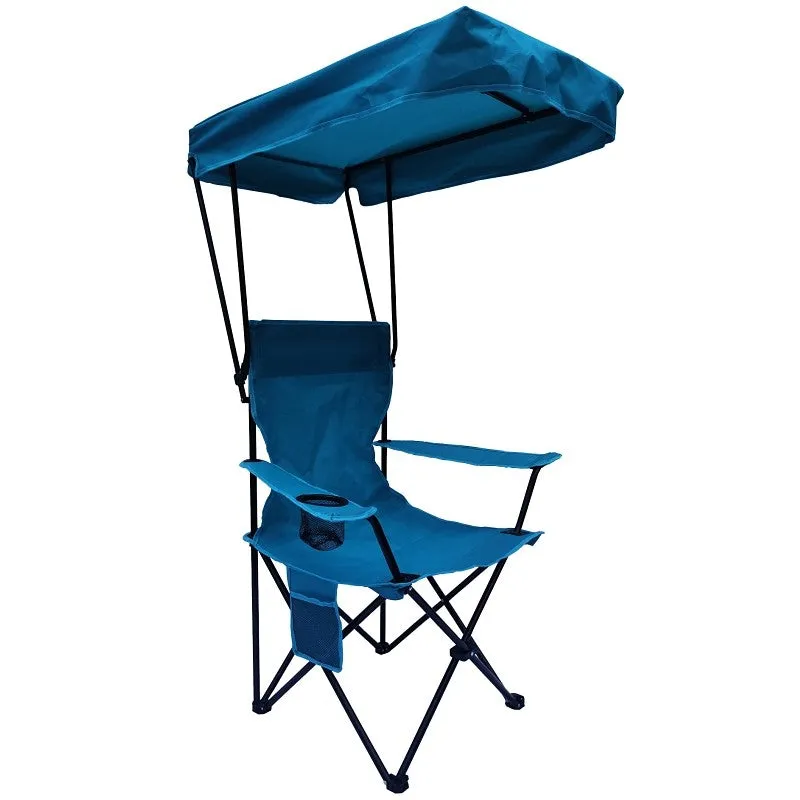 Seasonal Trends Y-2070 Shade Chair, 78 cm W, 49 cm D, 135 cm H, Steel Frame, Black Frame, Polyester Fabric Seat (Pack of 6)