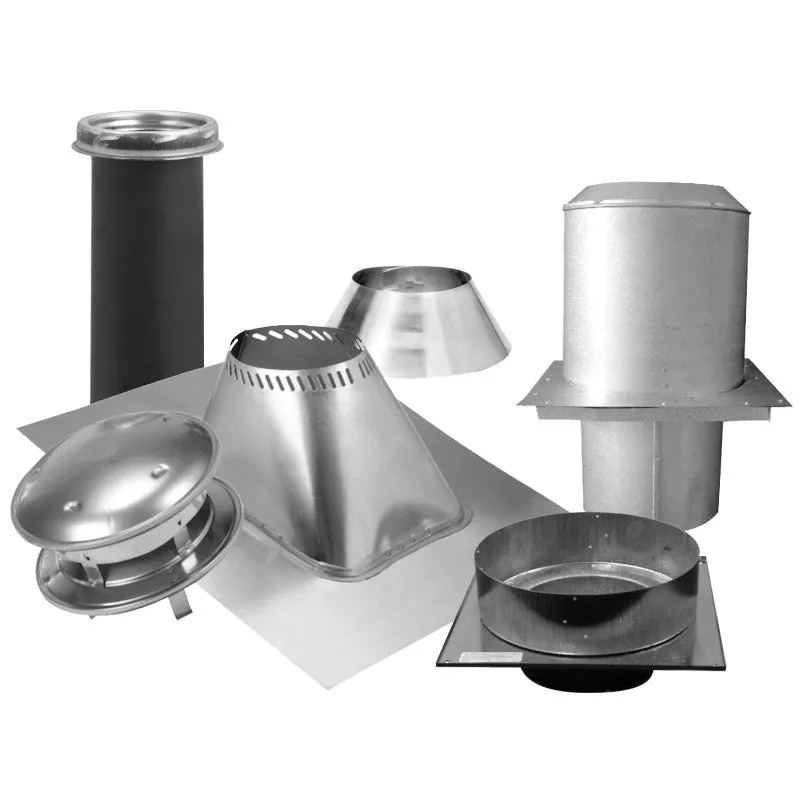 Selkirk 206620 Ceiling Support Kit, Flat, Stainless Steel, For: Model SSII