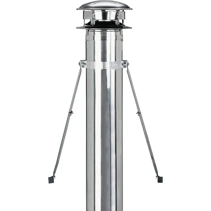 Selkirk 208440 Roof Brace Kit, Stainless Steel, Includes: (1) Bolt Adjustment and (1) Roof Bracket