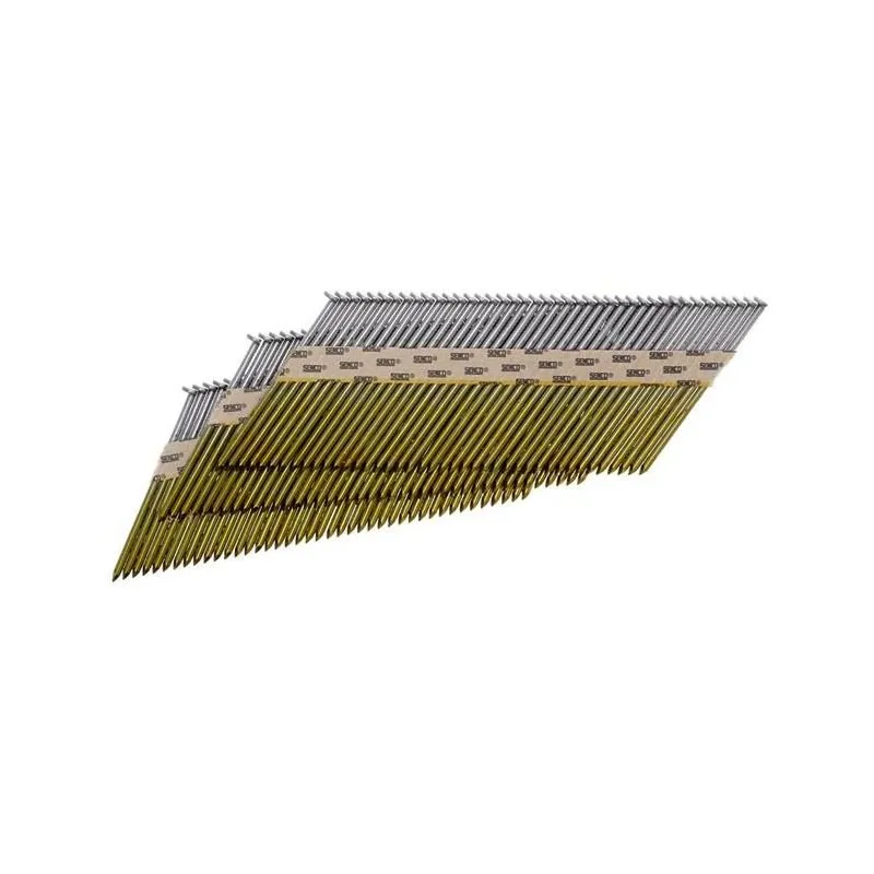 Senco HC28APBX 34 Deg 3-1/4 in Paper Tape Collated Strip Nails – (2500 pcs)