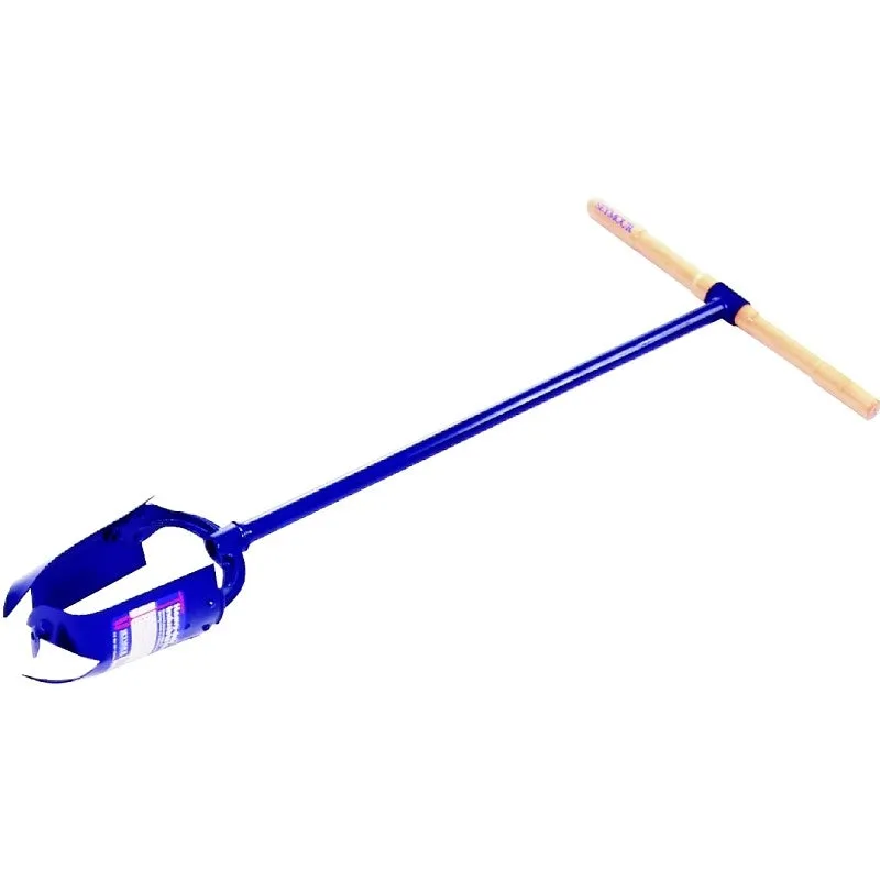 Seymour 21302 Iwan Auger, Riveted Blade, Steel Blade, Hardwood Handle, T-Shaped Handle, 49 in OAL