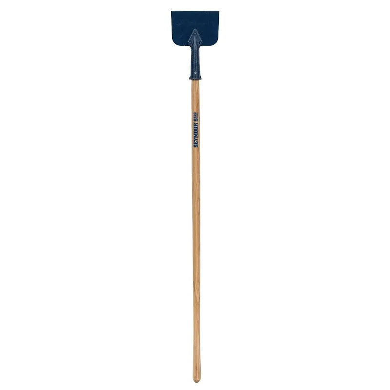Seymour 49030 Scraper, Riveted Blade, 7 in W Blade, 5 in L Blade, Steel Blade, Wood Handle, Contoured Handle