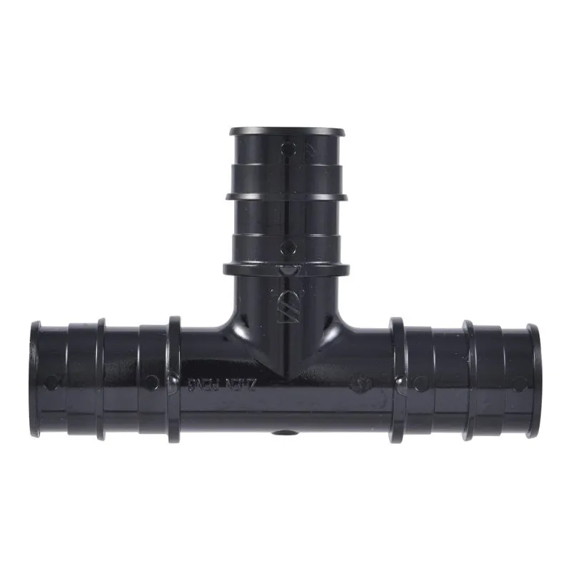 SharkBite UA370A5 Expansion Reducing Tee, 3/4 in, Barb, Polysulfone, Black, 160 psi Pressure