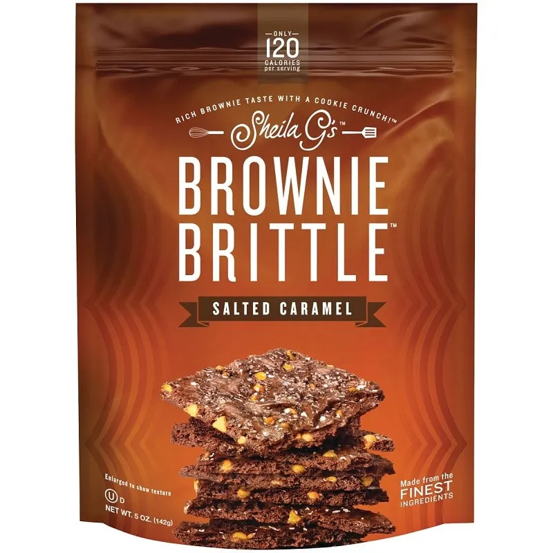 Sheila G’s SG1238 Brownie Brittle, Salted Caramel Flavor, 5 oz (Pack of 6)