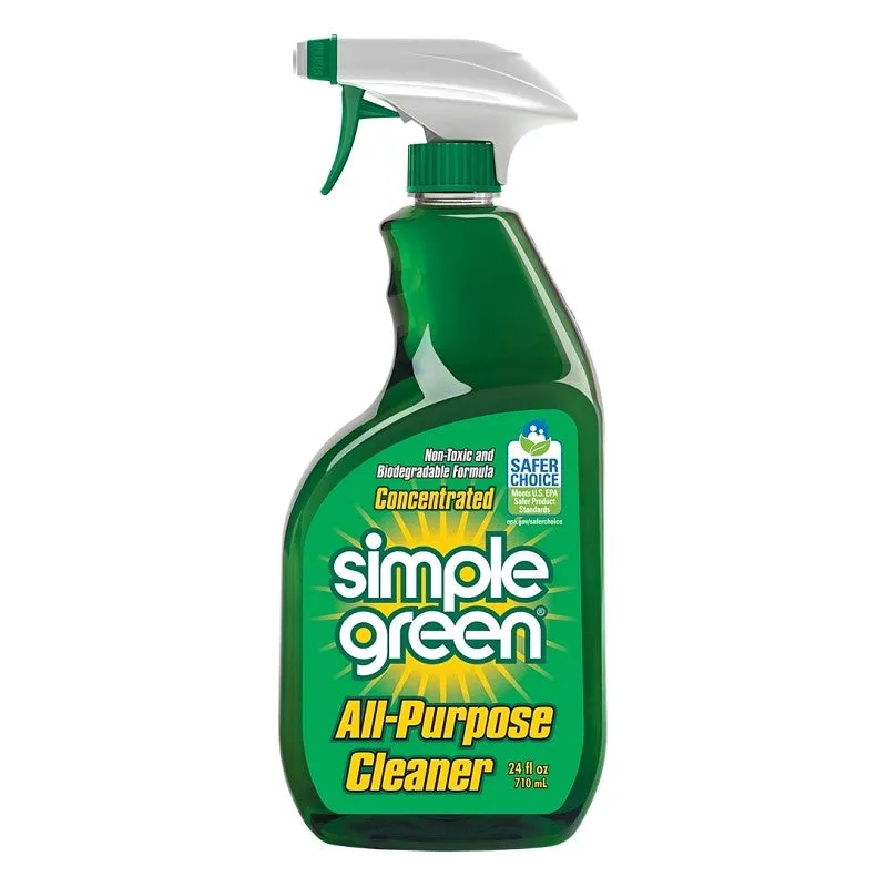 Simple Green 2710001213013 All-Purpose Cleaner, 24 oz Spray Dispenser, Liquid, Sassafras, Green (Pack of 12)