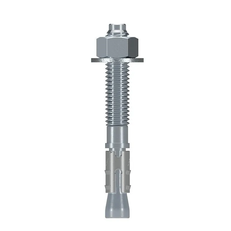 Simpson Strong-Tie Strong-Bolt 2 STB2-37300P1 Wedge Anchor, 3/8 in Dia, 3 in OAL, Carbon Steel, Zinc (Pack of 15)